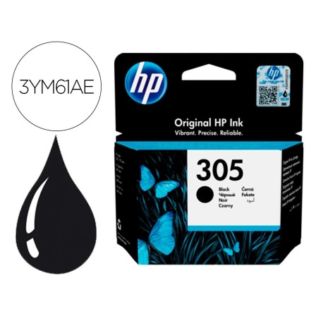 INK-JET HP 305 DESKJET 1210 / 1212 / 1255 / 2732 / 2752 / 4155 / 41...