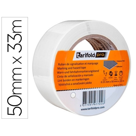 CINTA ADHESIVA TARIFOLD PARA MARCAJE Y SEÑALIZACION DE SUELO 33 MT ...