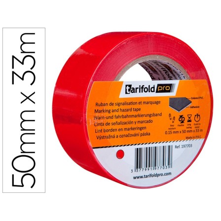 CINTA ADHESIVA TARIFOLD PARA MARCAJE Y SEÑALIZACION DE SUELO 33 MT ...
