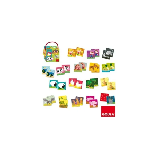 JUEGO DISET DIDACTICO MEMO GRANJA