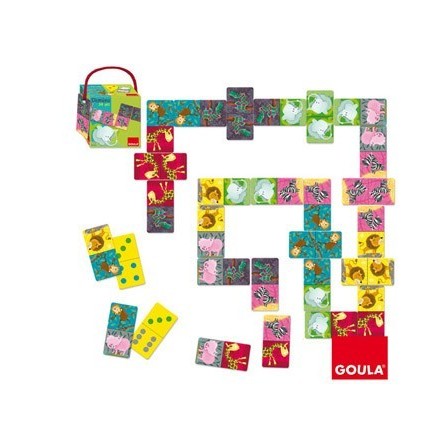 JUEGO DISET DIDACTICO DOMINO ANIMALES DE LA SELVA