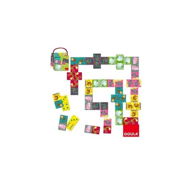 JUEGO DISET DIDACTICO DOMINO ANIMALES DE LA SELVA