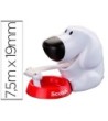 PORTARROLLO SOBREMESA SCOTCH DOGGY C31 DE 19MM X7,5 MT INCLUYE ROLL...