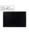 VADE SOBREMESA DURABLE NEGRO ANTIDESLIZANTE CONTORNEADO 53X40 CM