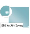 PIZARRA NOBO MAGNETICA PARA EL HOGAR COLOR GRIS 360X360 MM