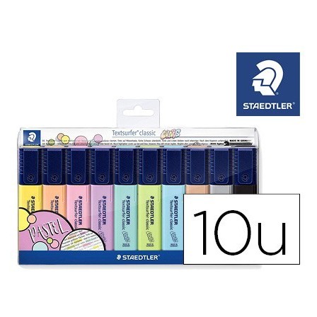 ROTULADOR TEXTSURFER CLASSIC 364 PASTEL & VINTAGE BOLSA DE 10 UNIDA...