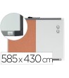 PIZARRA BLANCA NOBO MAGNETICA CON TABLERO DE CORCHO 585X430 MM