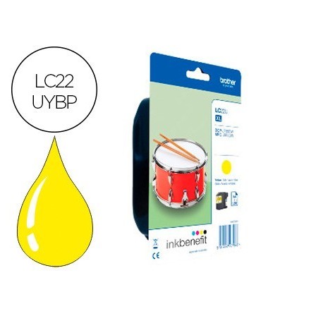 INK-JET BROTHER LC22UYBP XL DCP-J785DW / DCP-J785DWXL / MFC-J985DW ...