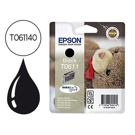 INK-JET EPSON STYLUS D68/D88/D 88 PLUS, DX3800/DX4200/DX4800 NEGRO