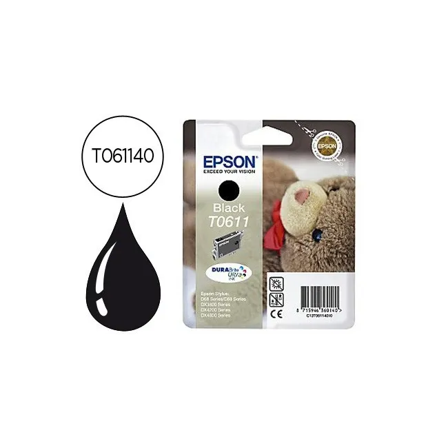 INK-JET EPSON STYLUS D68/D88/D 88 PLUS, DX3800/DX4200/DX4800 NEGRO