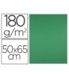 CARTULINA LIDERPAPEL 50X65 CM 180G/M2 VERDE NAVIDAD PAQUETE DE 25