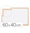 PIZARRA BLANCA Q-CONNECT MELAMINA MARCO DE MADERA 60X40 CM