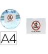 FUNDA AUTOADHESIVA 3L OFFICE RESISTENTE AL AGUA DIN A4 PACK DE 10 U...