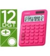 CALCULADORA CASIO MS-20UC-RD SOBREMESA 12 DIGITOS TAX +/- COLOR FUCSIA