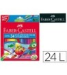 LAPICES DE COLORES FABER-CASTELL ACUARELABLES C/ 24 SURTIDOS