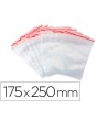 BOLSA PLASTICO AUTOCIERRE Q-CONNECT 175X250 MM PAQUETE DE 100 UNIDADES