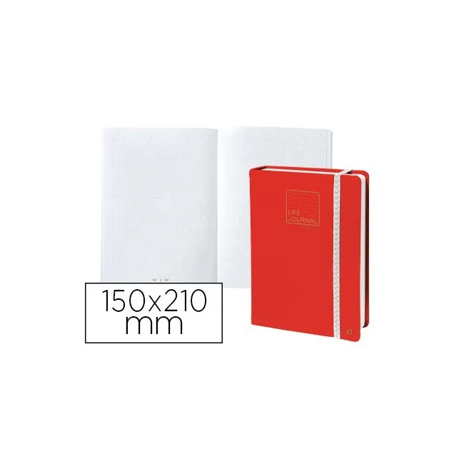 LIBRETA QUO VADIS LIFE JOURNAL INFINITE DOTS PUNTOS 15X21 CM 224 HO...