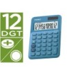 CALCULADORA CASIO MS-20UC-BU SOBREMESA 12 DIGITOS TAX +/- COLOR AZUL