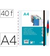 CARPETA LIDERPAPEL A4 CON 40 FUNDAS INTERCAMBIABLES 5 SEP SOBRE Y G...