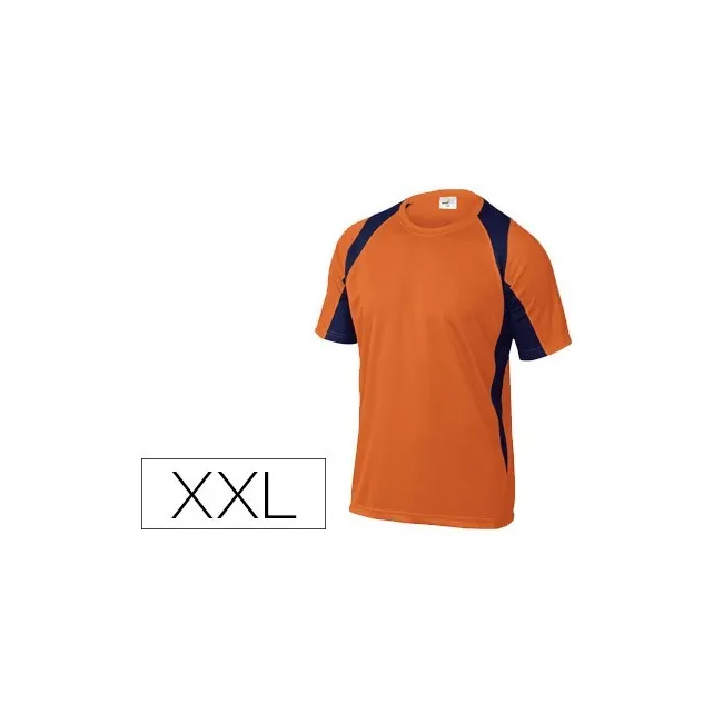 CAMISETA DELTAPLUS POLIESTER MANGA CORTA CUELLO REDONDO TRATAMIENTO...