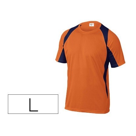 CAMISETA DELTAPLUS POLIESTER MANGA CORTA CUELLO REDONDO TRATAMIENTO...
