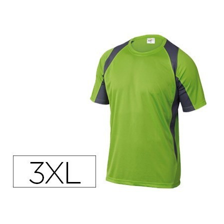 CAMISETA DELTAPLUS POLIESTER MANGA CORTA CUELLO REDONDO TRATAMIENTO...