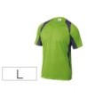CAMISETA DELTAPLUS POLIESTER MANGA CORTA CUELLO REDONDO TRATAMIENTO...