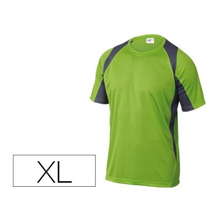 CAMISETA DELTAPLUS POLIESTER MANGA CORTA CUELLO REDONDO TRATAMIENTO...