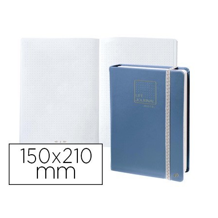 LIBRETA QUO VADIS LIFE JOURNAL INFINITE DOTS PUNTOS 15X21 CM 224 HO...