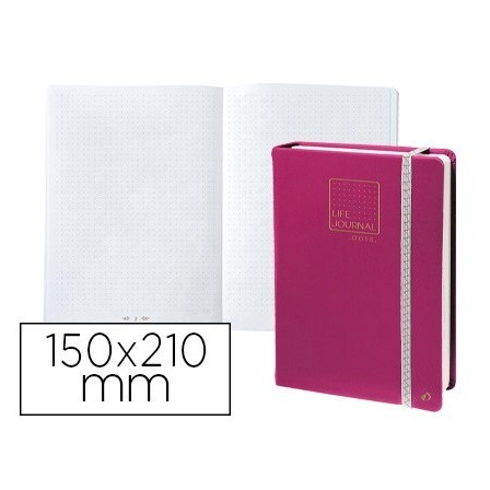 LIBRETA QUO VADIS LIFE JOURNAL INFINITE DOTS PUNTOS 15X21 CM 224 HO...