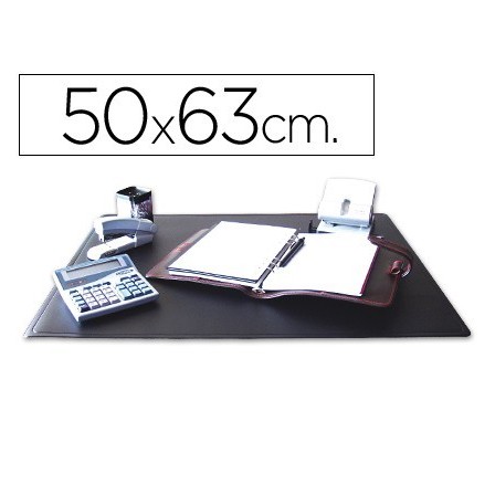 VADE SOBREMESA Q-CONNECT NEGRO -50X63 CM