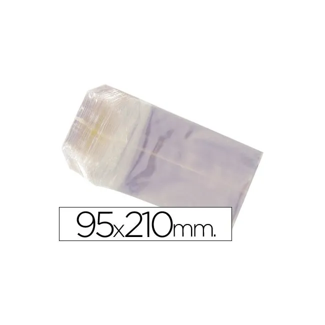 BOLSAS CELOFAN 95X210 MM -PAQUETE 100