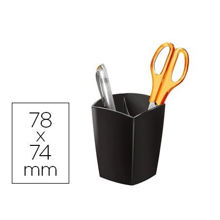 CUBILETE PORTALAPICES CEP MAGNETICO NEGRO 78X74X95 MM