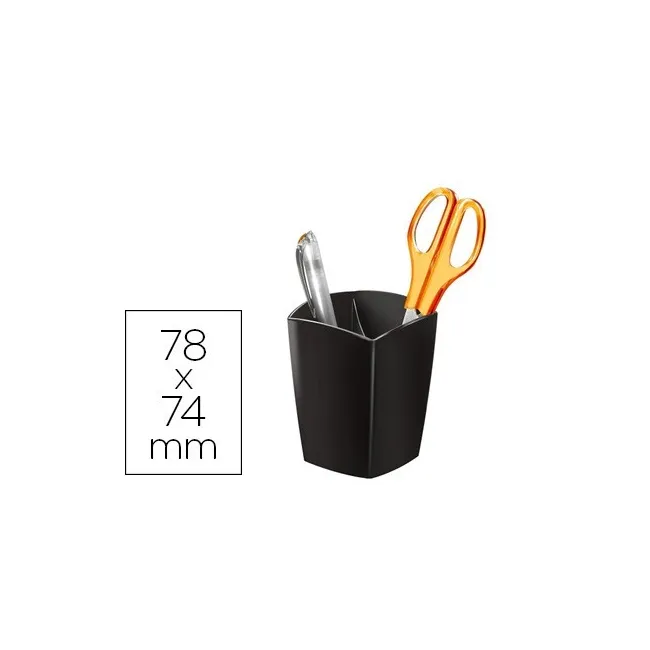 CUBILETE PORTALAPICES CEP MAGNETICO NEGRO 78X74X95 MM