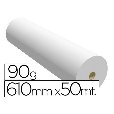 PAPEL REPROGRAFIA PARA PLOTTER SPRINTJET 610MMX50MT 90GR IMPRESION ...