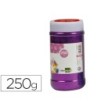 PURPURINA LIDERPAPEL FANTASIA COLOR VIOLETA METALIZADO BOTE DE 250 GR