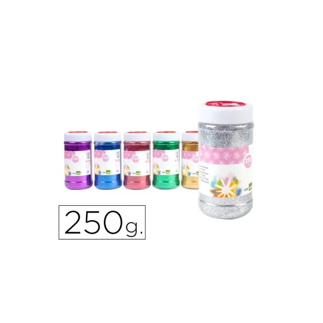 PURPURINA LIDERPAPEL FANTASIA COLORES METALICOS SURTIDOS BOTE DE 25...