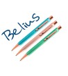 BOLIGRAFO BELIUS BRELA CUERPO HEXAGONAL CON CLIP COLORES PASTELES C...