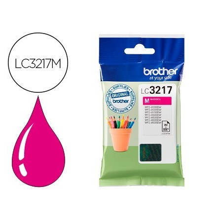 INK-JET BROTHER LC3217M MFCJ6530 / MFCJ6935 MAGENTA 550 PAGINAS