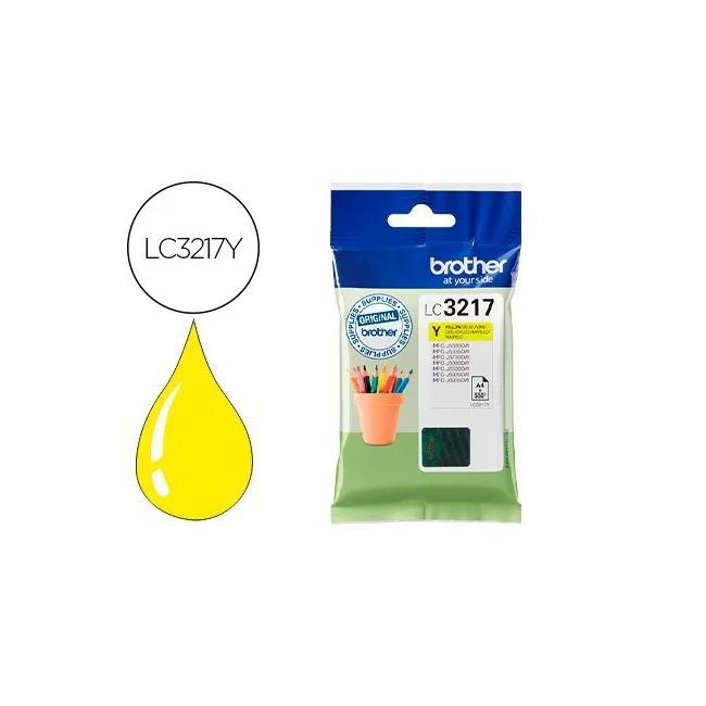INK-JET BROTHER LC3217Y MFCJ6530 / MFC-J6935 AMARILLO 550 PAGINAS