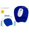 ALFOMBRILLA PARA RATON Q-CONNECT CON REPOSAMUÑECAS ERGONOMICA DE GE...