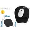 ALFOMBRILLA PARA RATON Q-CONNECT CON REPOSAMUÑECAS ERGONOMICA DE GE...