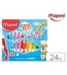 ROTULADOR MAPED COLOR PEPS EARLY AGE JUMBO CAJA DE 24 COLORES