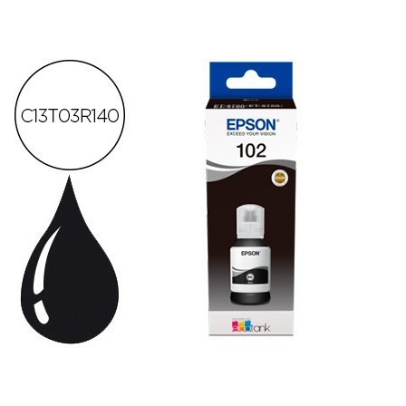 TINTA EPSON ECOTANK 102 ET-2700 / 2750 / 3700 / 3750 / 4750 BOTE DE...