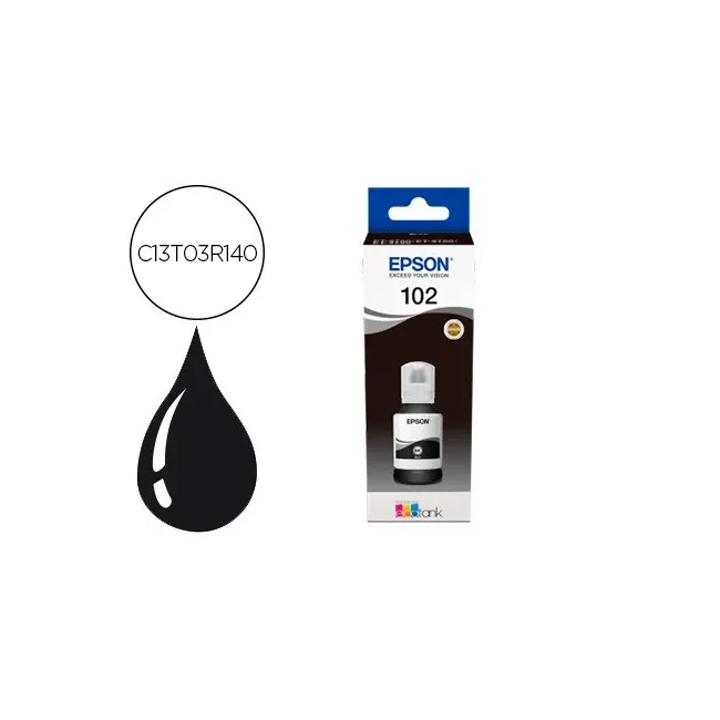 TINTA EPSON ECOTANK 102 ET-2700 / 2750 / 3700 / 3750 / 4750 BOTE DE...