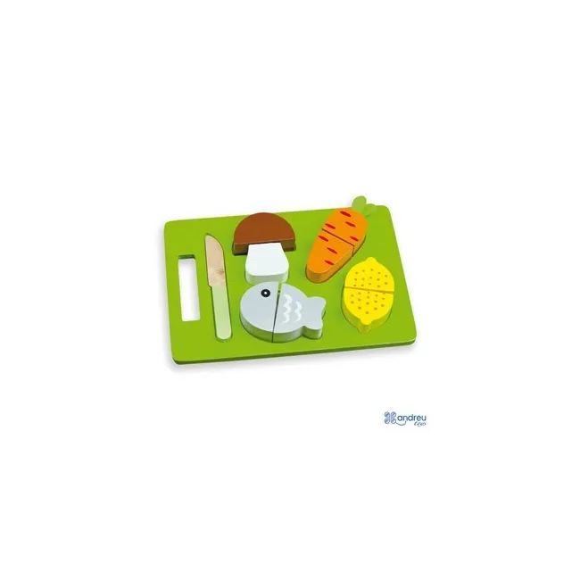 JUEGO AMBITOYS BANDEJA ALIMENTOS PARA CORTAR 21,4X15X3 CM