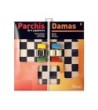 PARCHIS CON DAMAS TABLERO GRANDE 4 JUGADORES 41X40X4,5