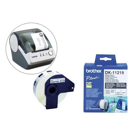 ETIQUETA BROTHER DK11219 PARA IMPRESORAS DE ETIQUETAS QL-CIRCULARES...