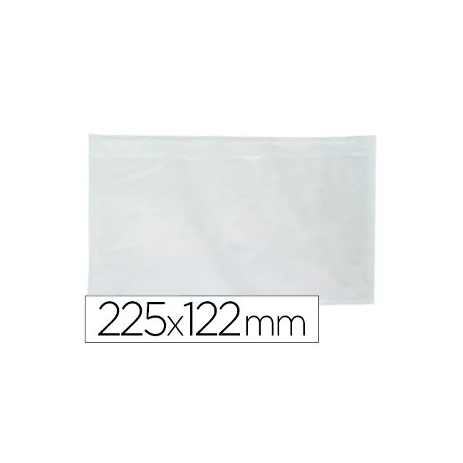 SOBRE AUTOADHESIVO Q-CONNECT PORTADOCUMENTOS 225X122 MM VENTANA TRA...