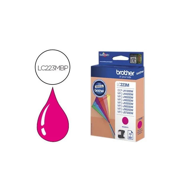 INK-JET BROTHER LC-223CBP MAGENTA DCP4120DW MFCJ4420DW MFCJ4620DW M...